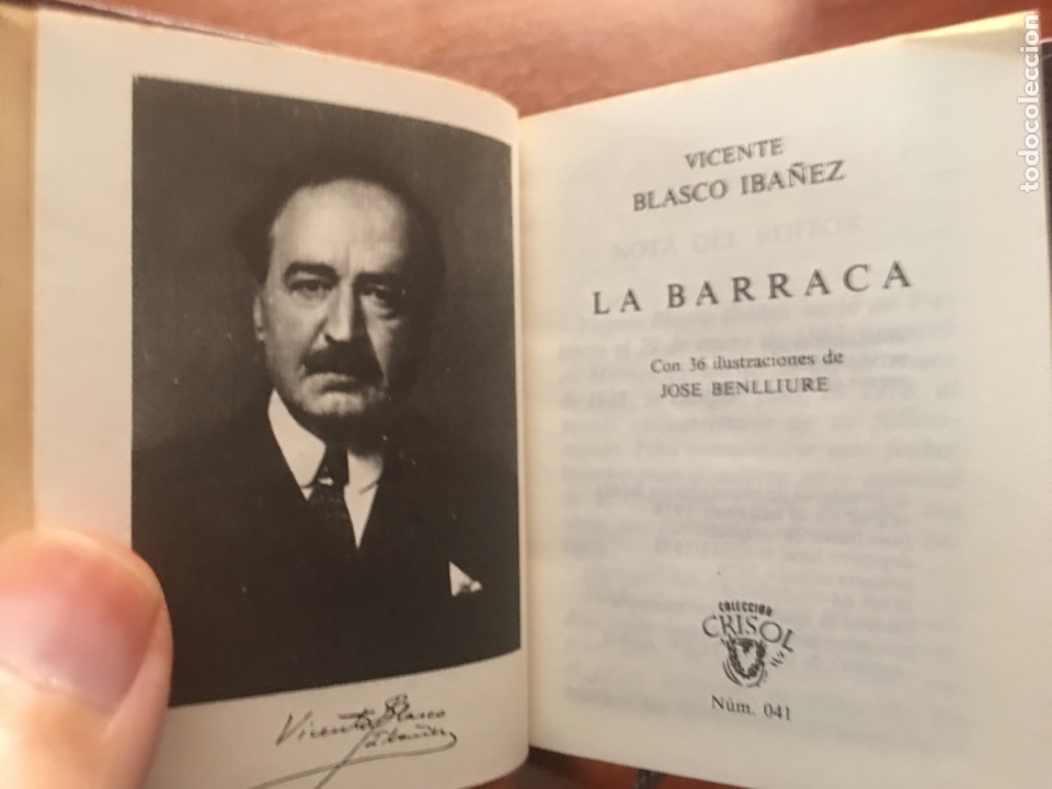Libros de segunda mano: Libro crisol vicente Blasco iba&ntilde;ez la barraca - Foto 2