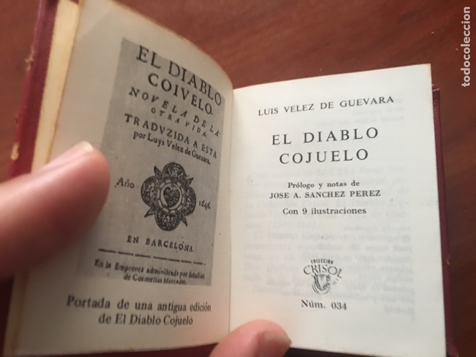Libros de segunda mano: Libro crisol V&eacute;lez de guevara el diablo cojuelo - Foto 3