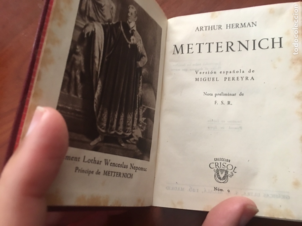 Libros de segunda mano: Libro crisol arthur herman metternich - Foto 3