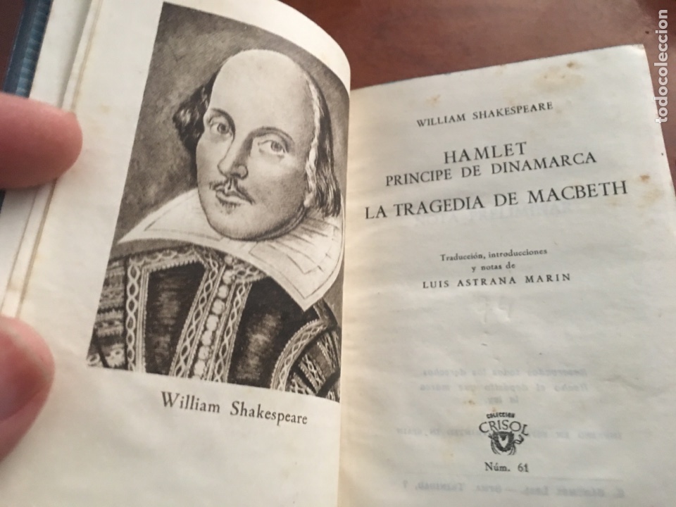Libros de segunda mano: Libro crisol willian Shakespeare Hamlet macbeth - Foto 3