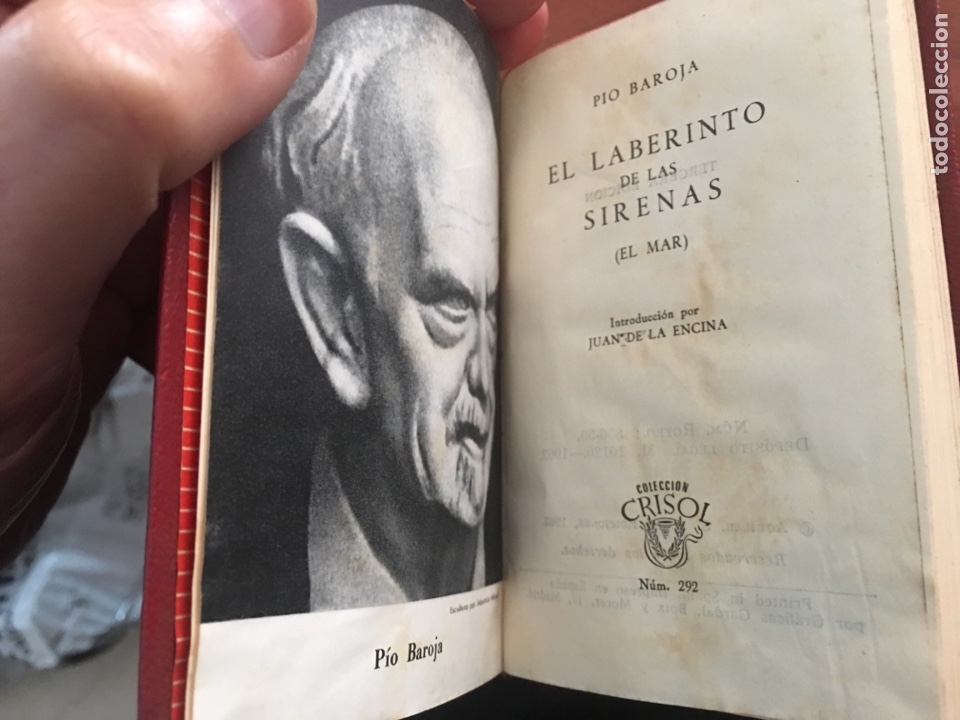 Libros de segunda mano: Libro crisol el laberinto de las sirenas p&iacute;o baroja - Foto 3