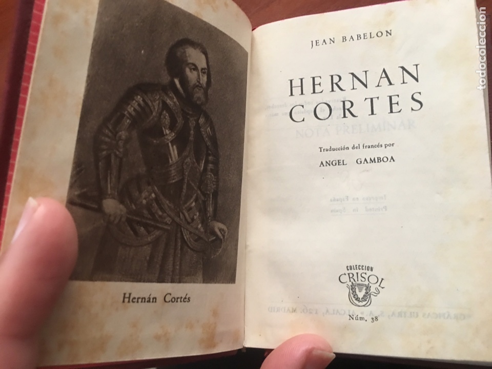 Libros de segunda mano: Libro crisol jean babelon Hern&aacute;n cortes - Foto 3