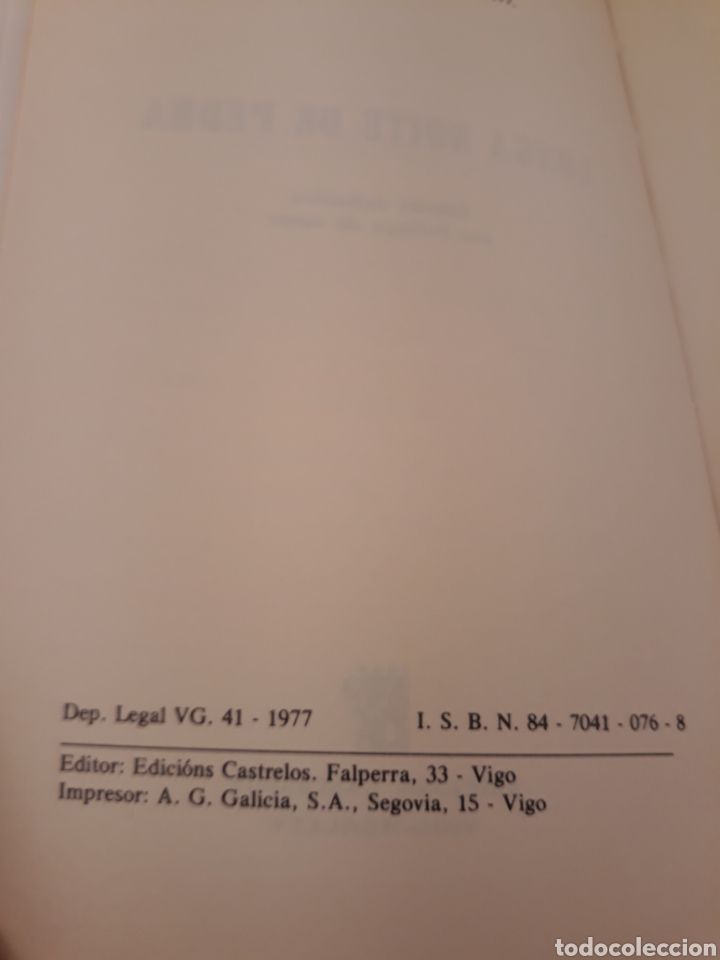 Libros de segunda mano: Longa Noite De Pedra.Celsio Emilio Ferreiro.1977. - Foto 5