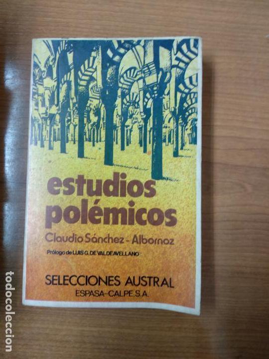 Libros de segunda mano: ESTUDIOS POLEMICOS. CLAUDIO SANCHEZ ALBORNOZ, - Foto 1