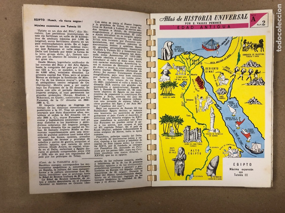 Libros de segunda mano: ATLAS DE HISTORIA UNIVERSAL. E. VALL&Eacute;S. EDICIONES JOVER 1983. - Foto 3