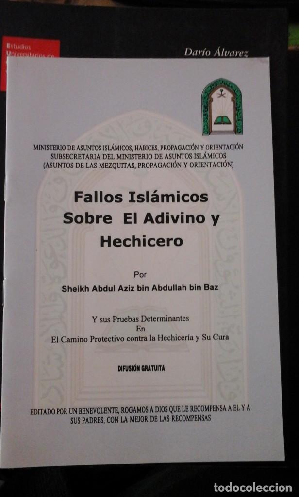 Libros de segunda mano: FALLOS ISL&Aacute;MICOS SOBRE EL ADIVINO Y HECHICERO