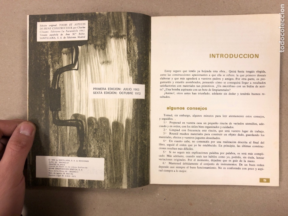 Libros de segunda mano: EL CONSTRUCTOR JOVEN. CHARLES CLISANT SANTILLANA EDICIONES 1972. - Foto 3