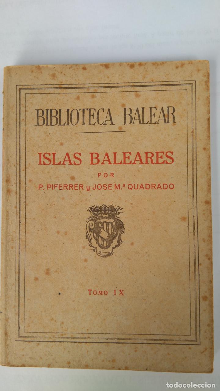 Libros de segunda mano: Biblioteca balear Islas Baleares tomo IX - Foto 1