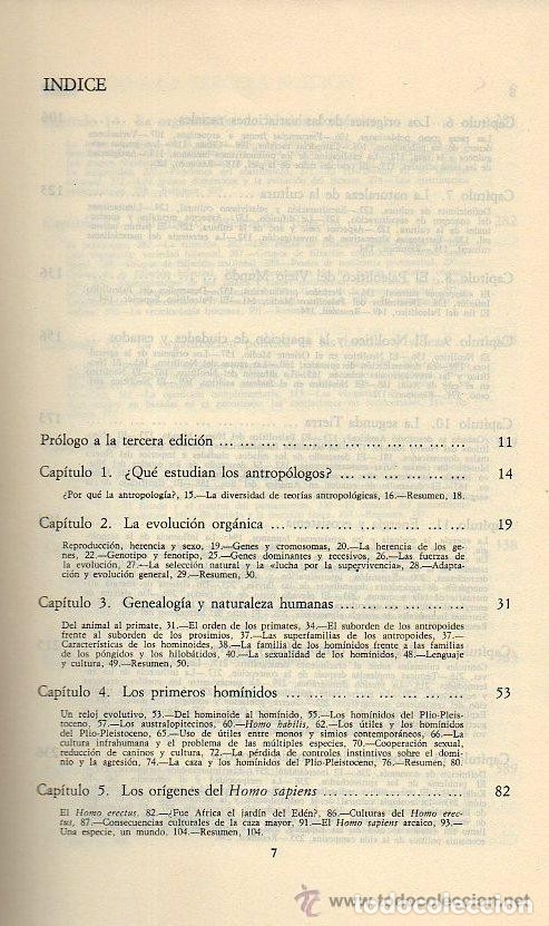 Libros de segunda mano: INTRODUCCI&Oacute;N A LA ANTROPOLOG&Iacute;A GENERAL - MARVIN HARRIS - Foto 3