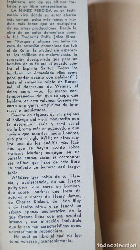 Libros de segunda mano: 1954.- LA NI&Ntilde;EZ PERDIDA. GRAHAM GREENE. ED. CRITERIO - Foto 2