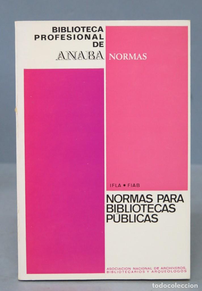 Libros de segunda mano: Normas para bibliotecas publicas - Foto 1