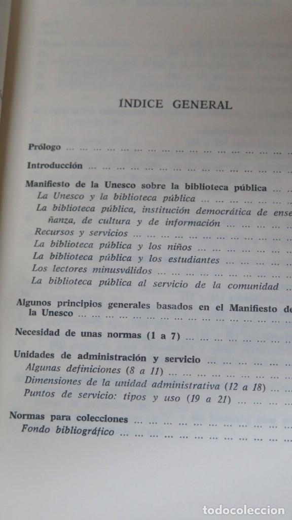 Libros de segunda mano: Normas para bibliotecas publicas - Foto 2