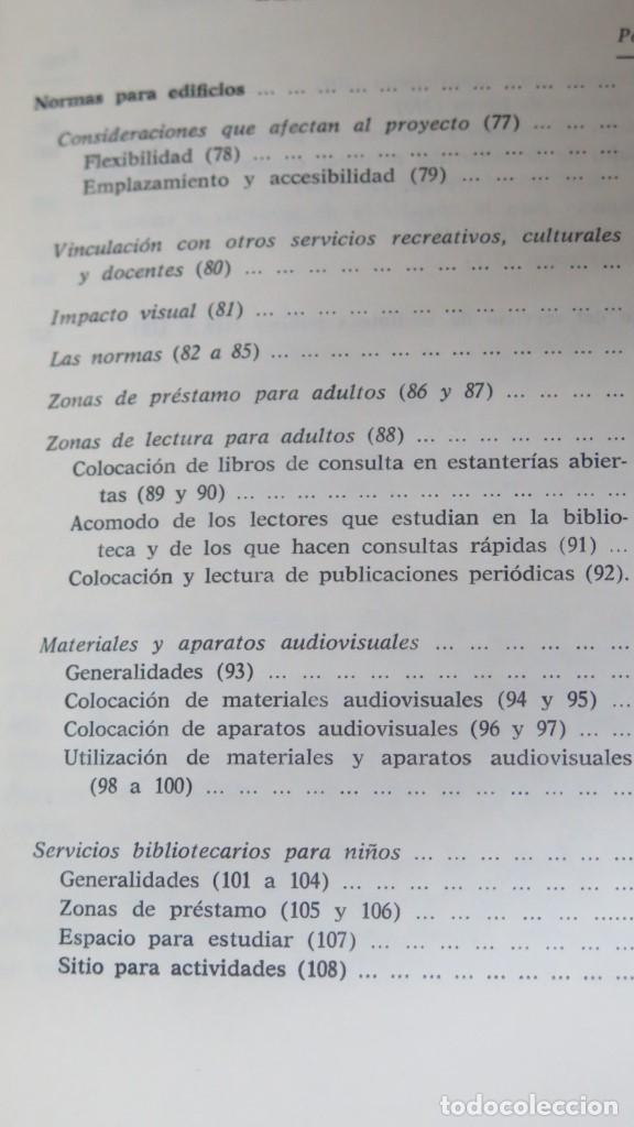 Libros de segunda mano: Normas para bibliotecas publicas - Foto 4