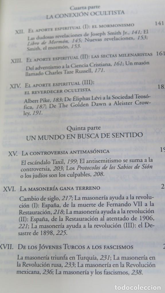 Libros de segunda mano: LOS MASONES. CESAR VIDAL - Foto 4
