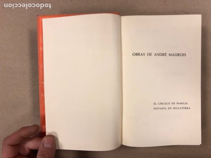 Libros de segunda mano: ANDR&Eacute; MAUROIS. EDITORIAL VERGARA 1961. CON ESTUCHE. - Foto 4