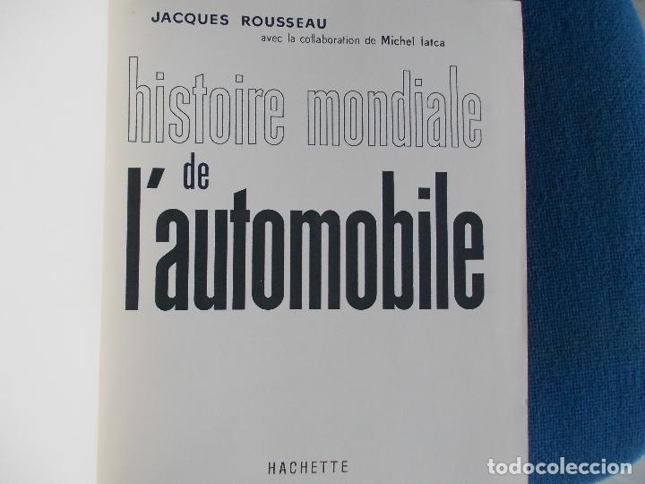 Libros de segunda mano: HISTORIE MONDIALE DE L&acute;ATOMOBILE - Foto 1