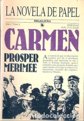 Libros de segunda mano: La novela de Papel, 3: Carmen - Merim&eacute;e, Prosper - Foto 1