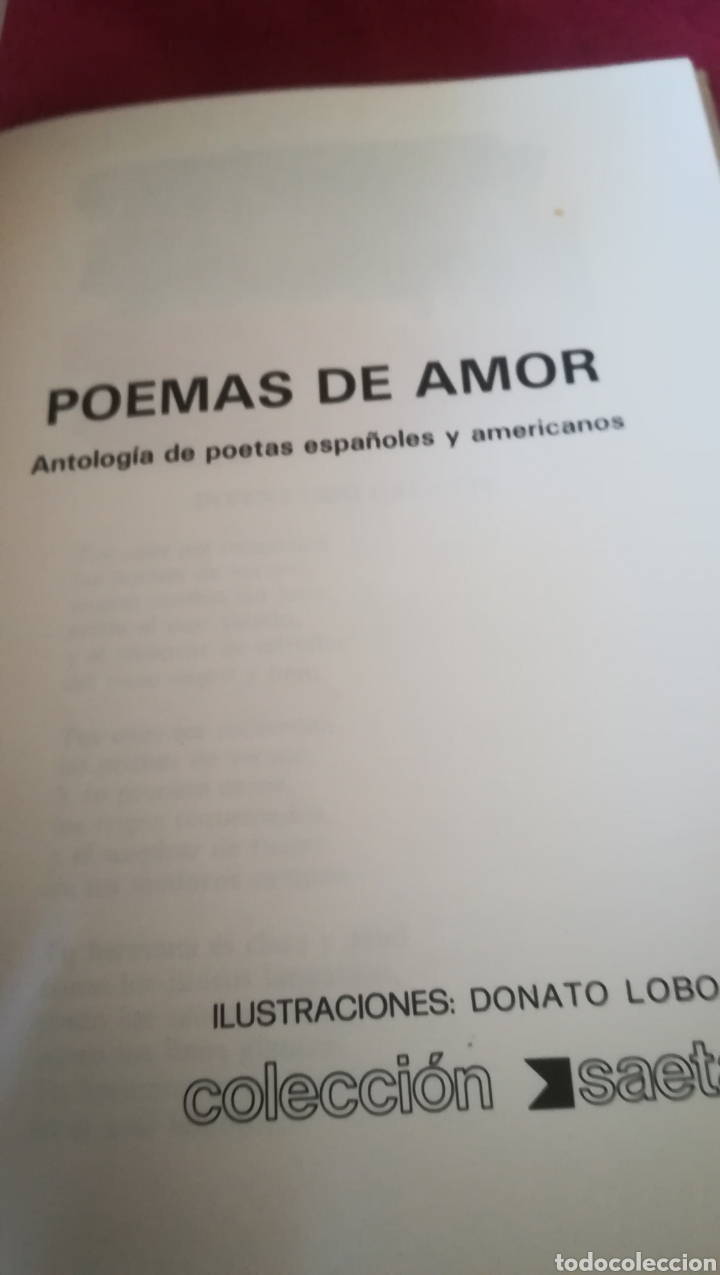 Libros de segunda mano: Poemas de amor - Foto 2