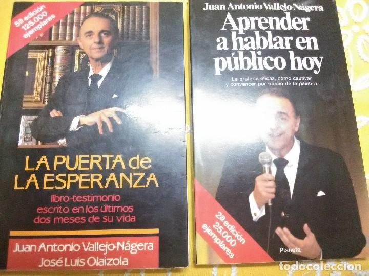 Libros de segunda mano: Lote 2 libros de J.A. Vallejo-Nagera. Planeta. 1990. - Foto 1