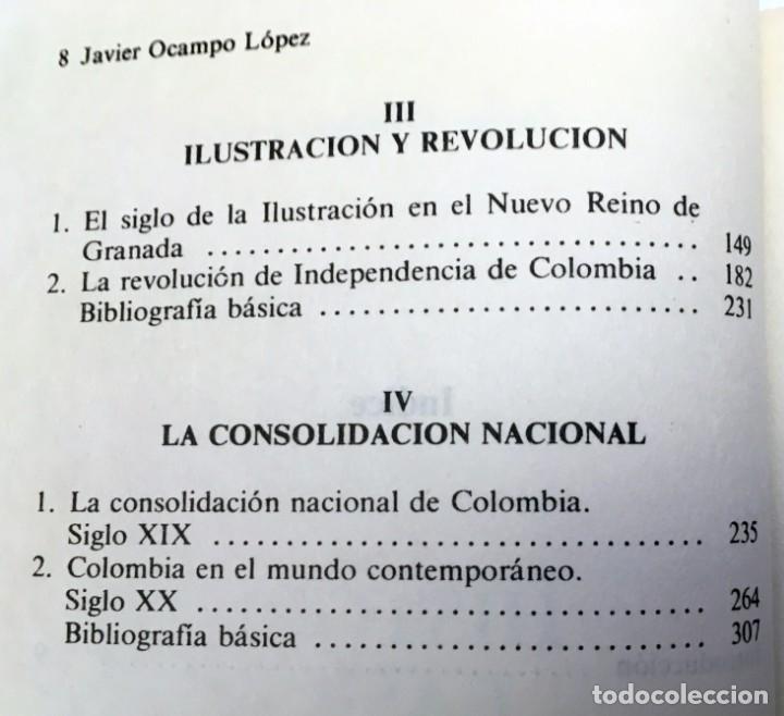 Libros de segunda mano: HISTORIA B&Aacute;SICA DE COLOMBIA - JAVIER OCAMPO L&Oacute;PEZ - Foto 7