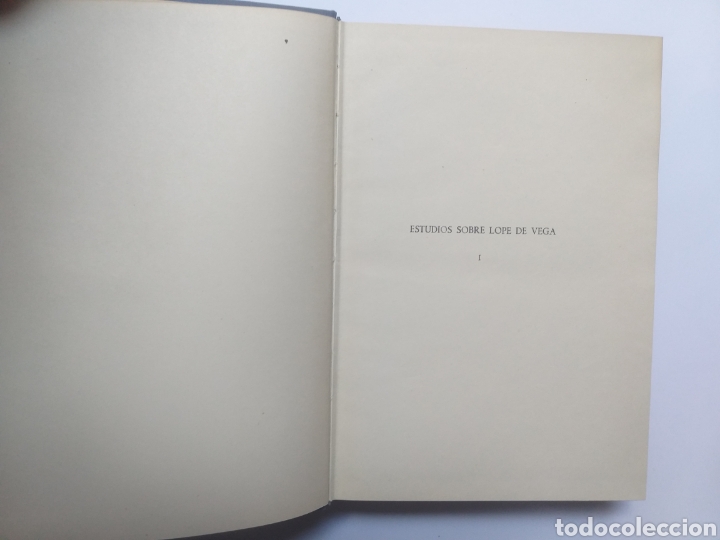 Libros de segunda mano: . Estudios sobre Lope de Vega . Joaqu&iacute;n de Entrambasaguas . 3 tomos - Foto 9