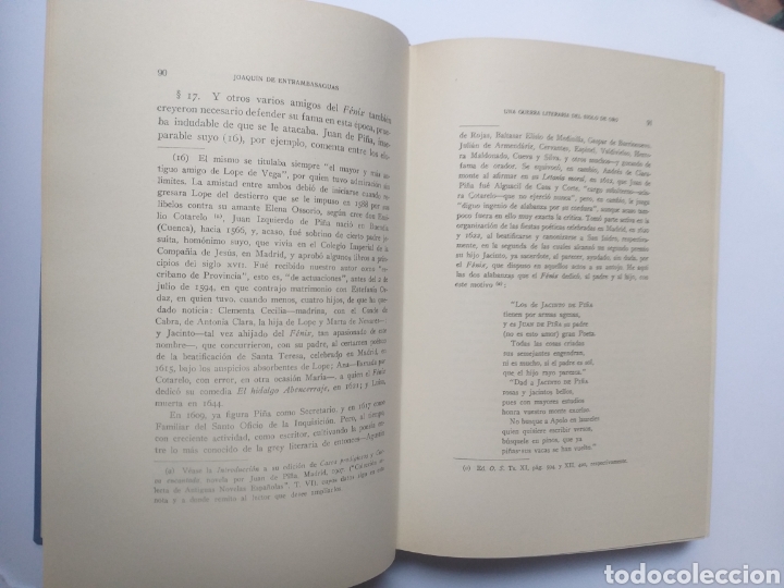 Libros de segunda mano: . Estudios sobre Lope de Vega . Joaqu&iacute;n de Entrambasaguas . 3 tomos - Foto 12