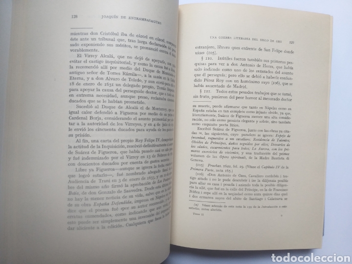 Libros de segunda mano: . Estudios sobre Lope de Vega . Joaqu&iacute;n de Entrambasaguas . 3 tomos - Foto 18