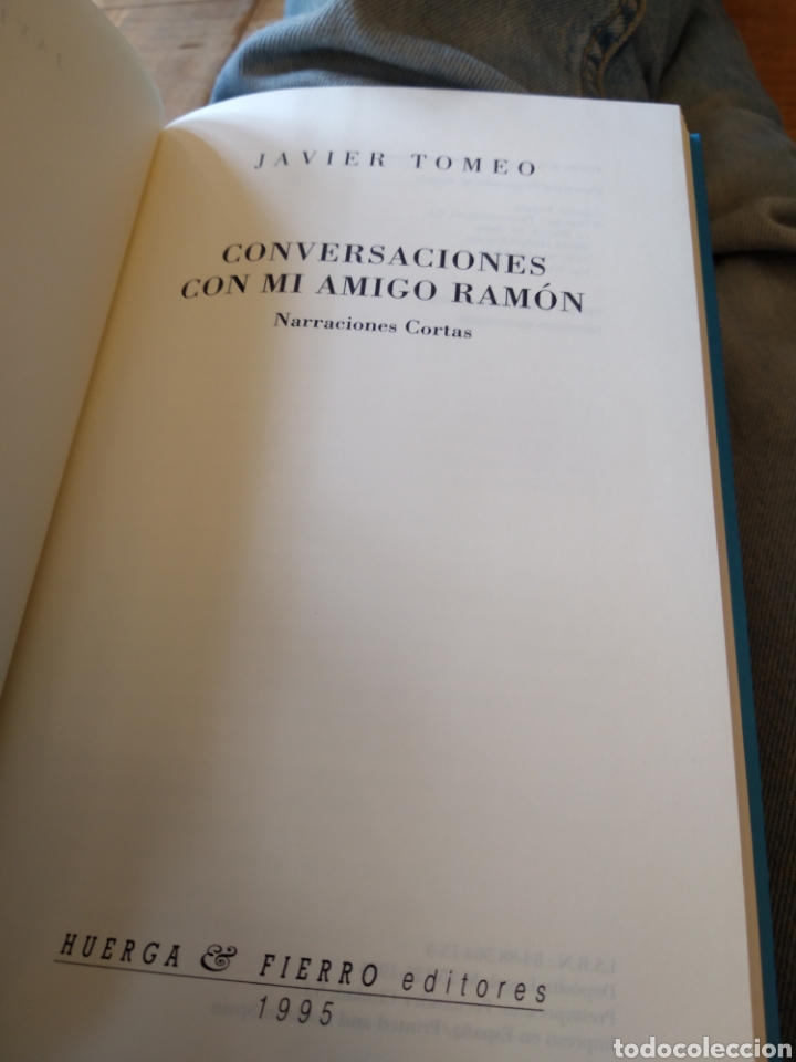Libros de segunda mano: CONVERSACIONES CON MI AMIGO RAM&Oacute;N. JAVIER TOMEO #2029 - Foto 2
