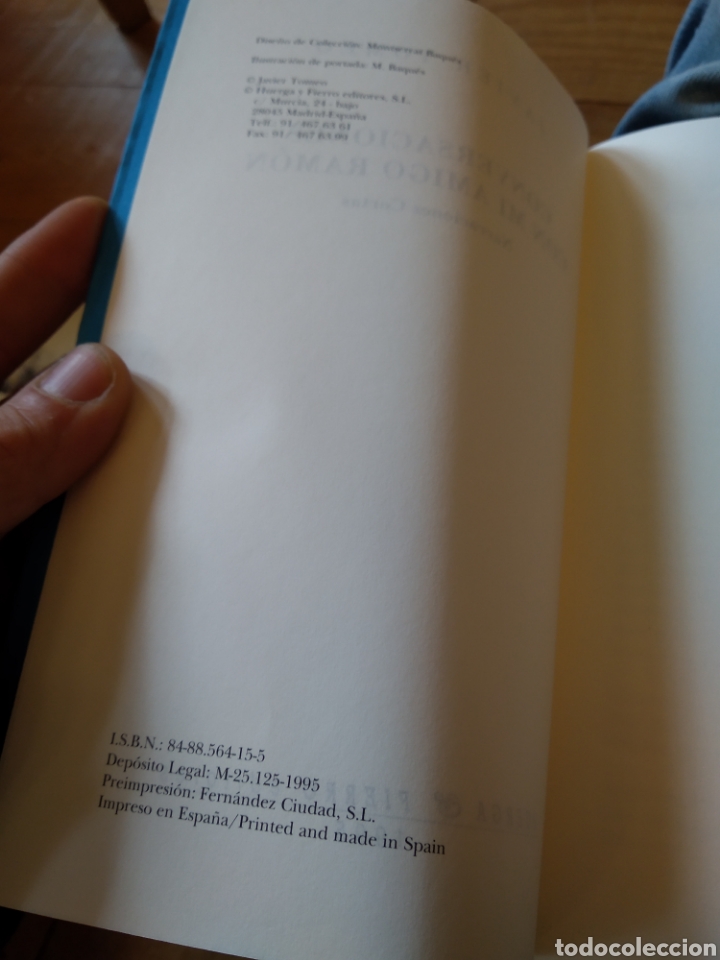 Libros de segunda mano: CONVERSACIONES CON MI AMIGO RAM&Oacute;N. JAVIER TOMEO #2029 - Foto 3