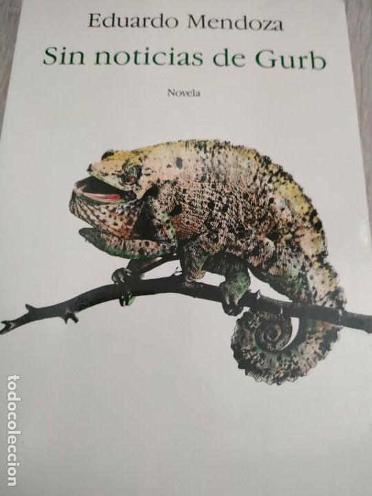 Libros de segunda mano: Eduardo Mendoza sin noticias de gurb - Foto 1