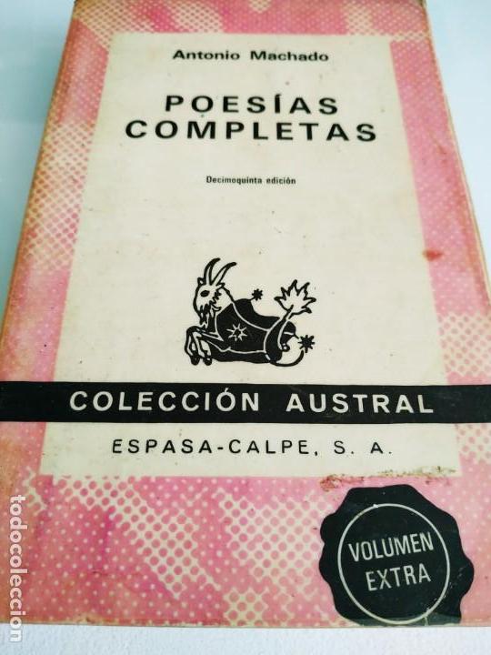 Libros de segunda mano: Antonio Machado poes&iacute;as completas - Foto 1