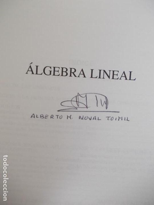 Libros de segunda mano: ALGEBRA LINEAL   LUIS TEJERO ESCRIBANO - Foto 2