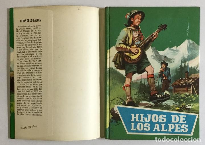 Libros de segunda mano: HIJOS DE LOS ALPES. - SPYRI, Juana. - Foto 2