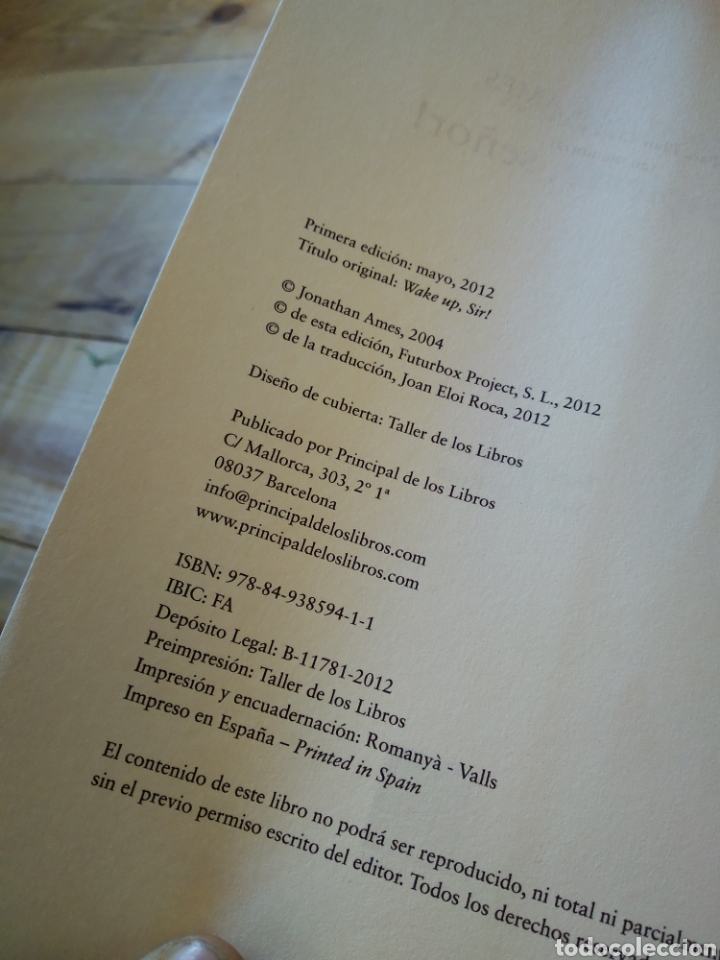 Libros de segunda mano: &iexcl;DESPIERTE, SE&Ntilde;OR! JONATHAN AMES. #1982 - Foto 2
