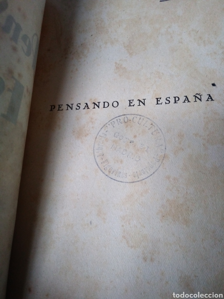 Libros de segunda mano: PENSANDO EN ESPA&Ntilde;A. AZORIN. BIBLIOTECA NUEVA. MADRID 1940. - Foto 2