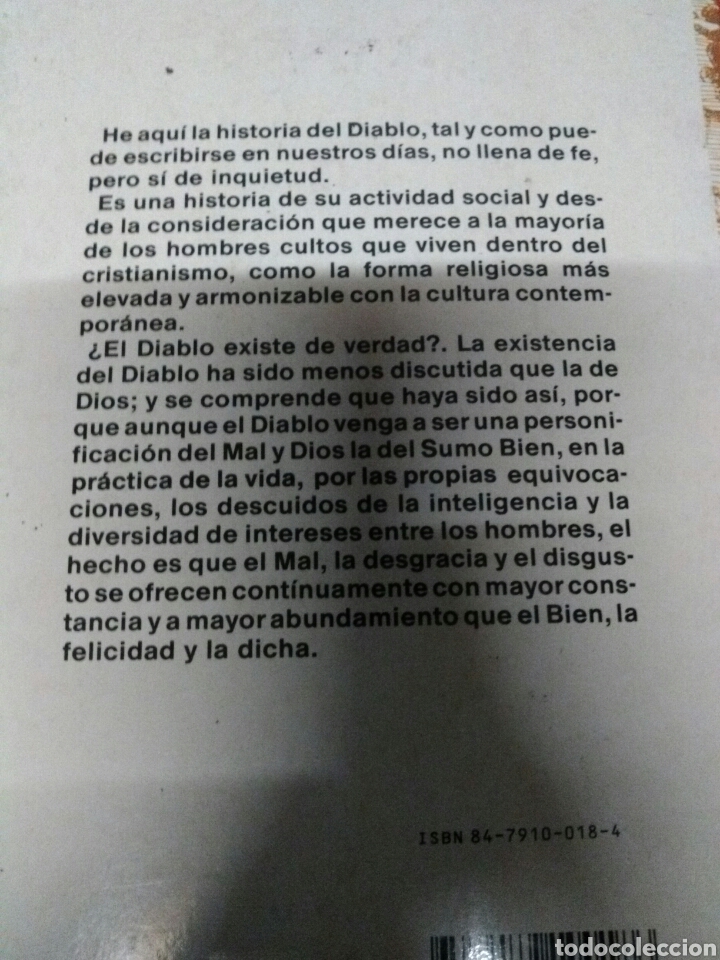 Libros de segunda mano: EL DIABLO LIBRO.BUEN LIBRO PARA LEER. - Foto 2