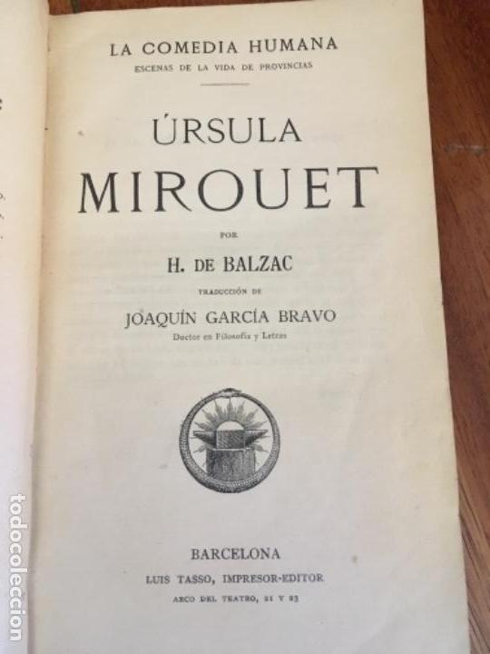 Libros de segunda mano: &Uacute;RSULA MIROUET - BALZAC - Foto 5