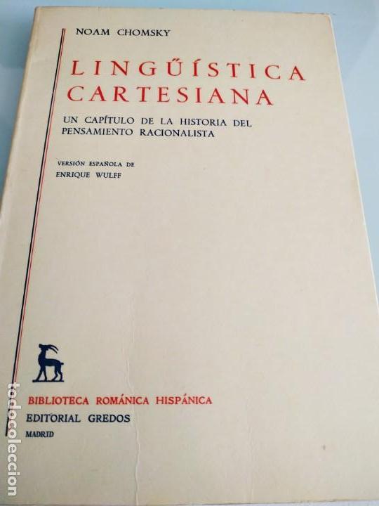 Libros de segunda mano: Noam chomsky lingu&iacute;stica cartesiana - Foto 1