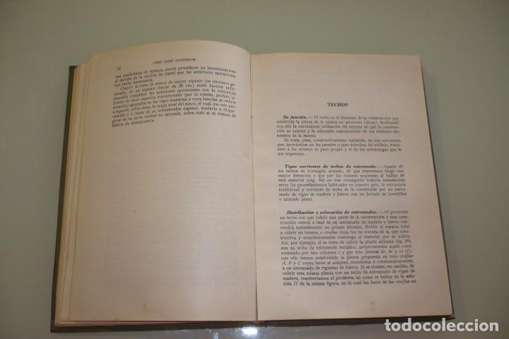 Libros de segunda mano: C&oacute;mo debo Construir. Pedro Benavent de Barber&aacute; 1958 - Foto 11