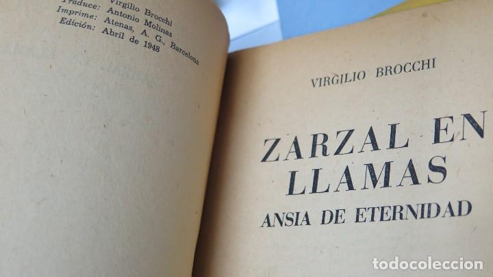 Libros de segunda mano: ZARZAL EN LLAMAS. VIRGILIO BROCCHI - Foto 2