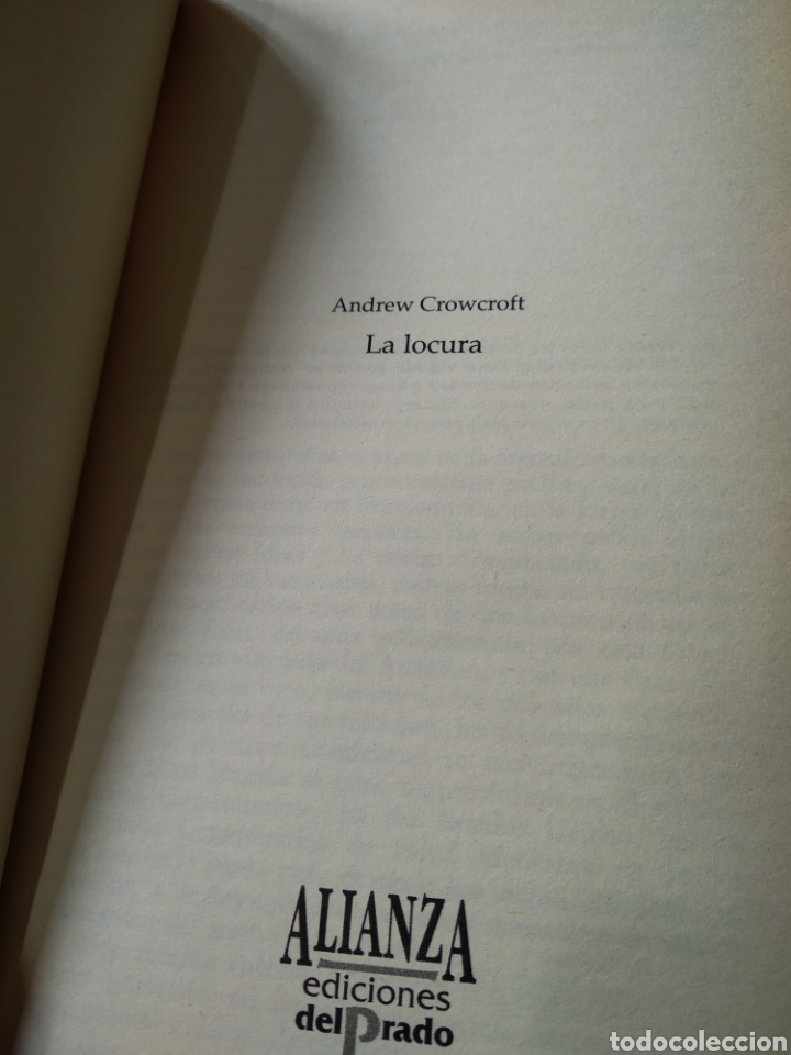 Libros de segunda mano: LA LOCURA. ANDREW CROWCROFT #0176 - Foto 2
