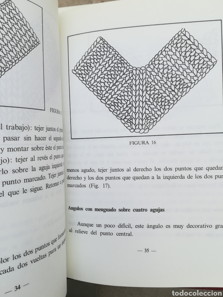 Libros de segunda mano: M&eacute;todo pr&aacute;ctico de punto y ganchillo CEPC. Dos tomos - Foto 2
