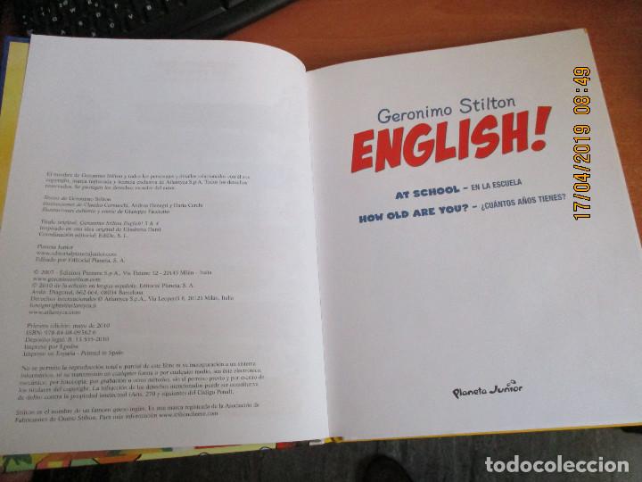 Libros de segunda mano: ENGLISH ! Ger&oacute;nimo Stilton Tomo 2 Editorial Planeta 2010 - Foto 7