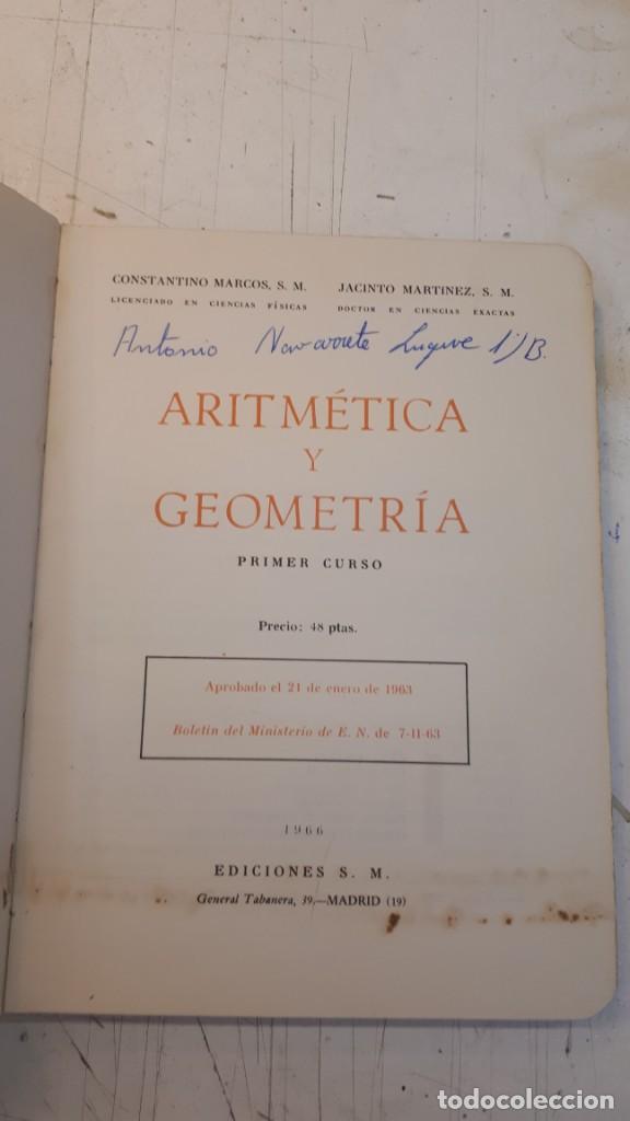 Libros de segunda mano: Matem&aacute;ticas I, C, Marcos, J. Mart&iacute;nez. 1966 - Foto 3