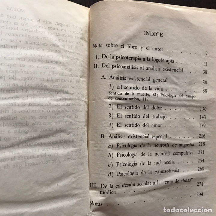 Libros de segunda mano: Psicoan&aacute;lisis y existencialismo. V. E. Frankl - Foto 5