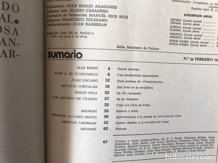 Libros de segunda mano: Nueva Estafeta. 40 primeros n&uacute;meros. - Foto 3