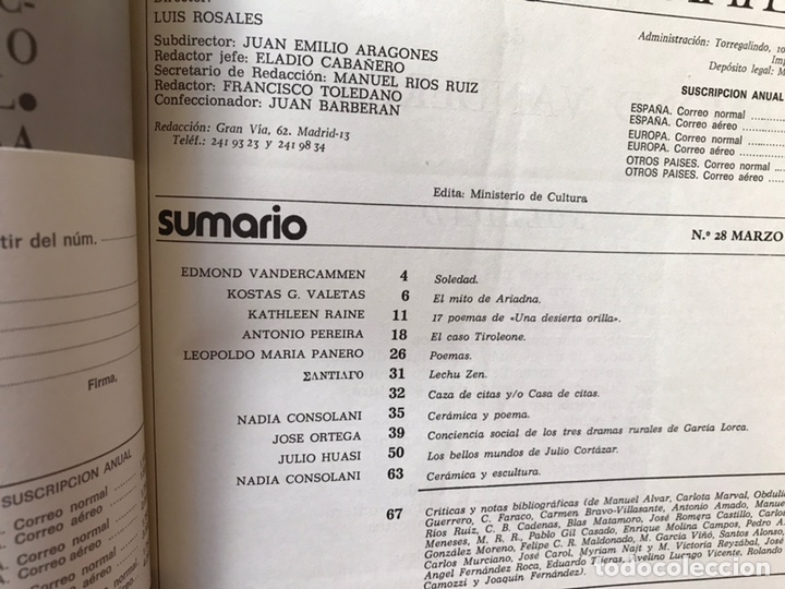 Libros de segunda mano: Nueva Estafeta. 40 primeros n&uacute;meros. - Foto 12