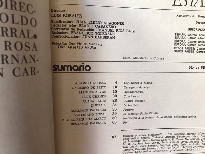 Libros de segunda mano: Nueva Estafeta. 40 primeros n&uacute;meros. - Foto 13