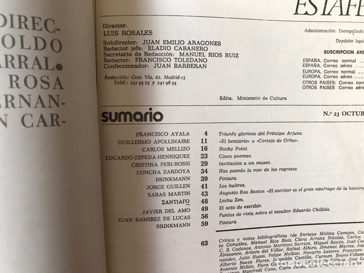 Libros de segunda mano: Nueva Estafeta. 40 primeros n&uacute;meros. - Foto 17
