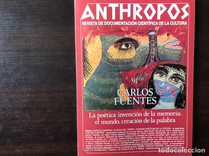 Libros de segunda mano: Carlos Fuentes. Anthropos n&ordm; 91. - Foto 1